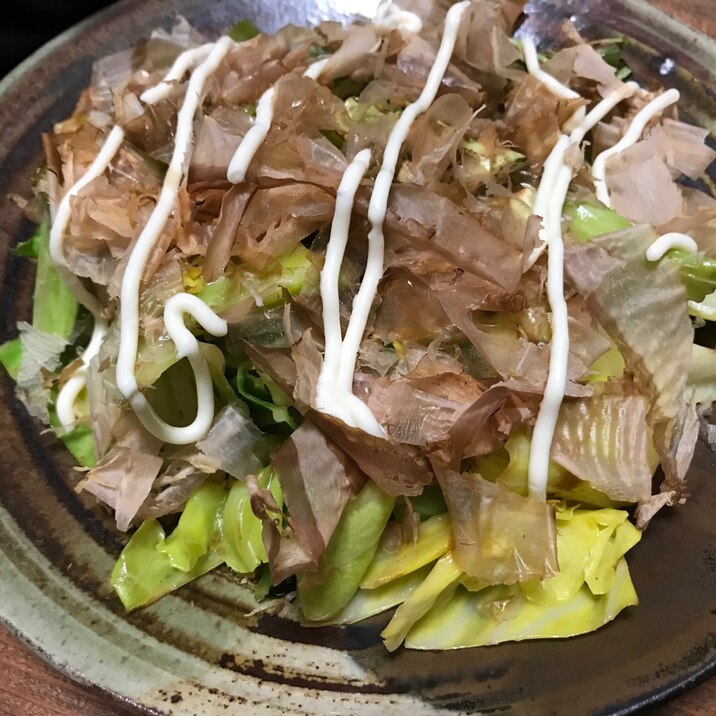 簡単すぎる*キャベツ炒め♪おかかマヨ*